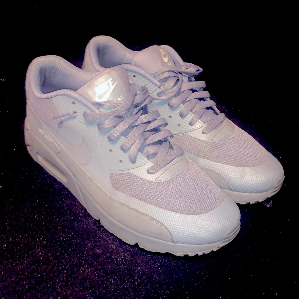 Gray nike shoes